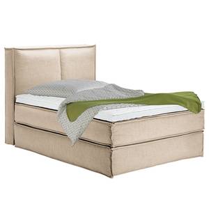 Letto boxspring Kinx Tessuto KINX: beige - 140 x 220cm - H3 - 130 cm