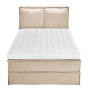 Letto boxspring Kinx Tessuto KINX: beige - 140 x 220cm - H3 - 130 cm