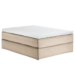 Premium Boxspringbett KINX Stoff KINX: Beige - 140 x 220cm - H3 - Ohne