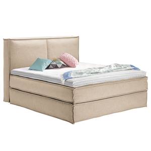 Premium Boxspringbett KINX Stoff KINX: Beige - 180 x 220cm - H3 - 130 cm