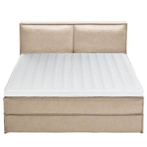 Premium Boxspringbett KINX Stoff KINX: Beige - 200 x 220cm - H3 - 130 cm