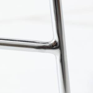 Barhocker Lagando 2er-Set Schwarz - Silber - Metall - 39 x 67 x 50 cm