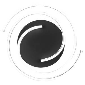 LED-Deckenleuchte Caya Kunststoff / Stahl - 1-flammig - Schwarz
