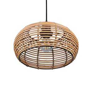 Pendelleuchte Inga Rattan / Stahl - 1-flammig - Durchmesser: 29 cm