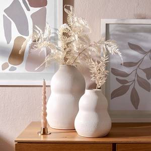 Vase AYAKA Terracotta / Blanc - Hauteur : 30 cm