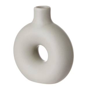 Vase LOOPY Dolomit - Grau / Hellgrau - Hellgrau - Höhe: 12 cm