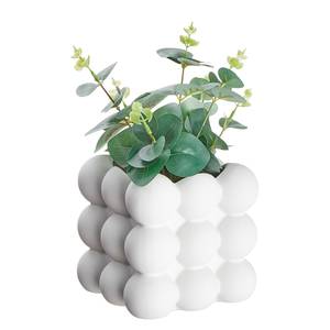 Pot de fleurs BUBBLE - Type A Faïence - Blanc