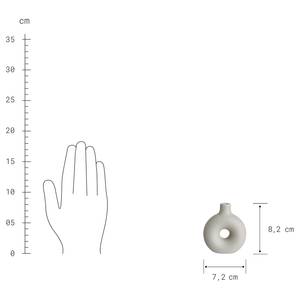 Vase LOOPY Dolomit - Grau / Hellgrau - Hellgrau - Höhe: 8 cm