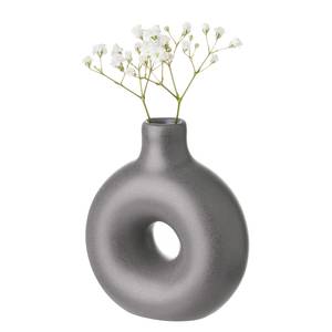 Vase LOOPY Dolomit - Grau / Anthrazit - Anthrazit - Höhe: 8 cm