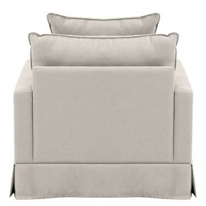 Fauteuil Logoua avec housse Tissu Haiba: Gris clair