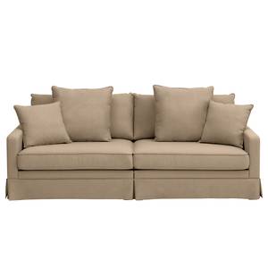 Big-Sofa Logoua mit Husse Webstoff Haiba: Hellbraun