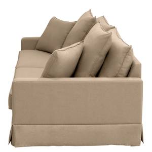 Big-Sofa Logoua mit Husse Webstoff Haiba: Hellbraun