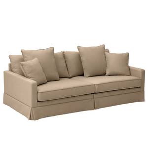 Big-Sofa Logoua mit Husse Webstoff Haiba: Hellbraun