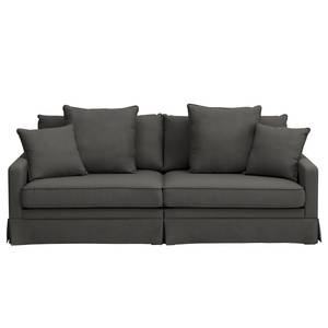 Big-Sofa Logoua mit Husse Webstoff Haiba: Anthrazit