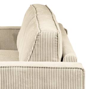 2-Sitzer Sofa FORT DODGE Cordstoff Poppy: Beige  - Mit Schlaffunktion