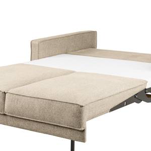 2-Sitzer Sofa FORT DODGE Webstoff Maila: Beige - Mit Schlaffunktion
