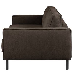 2-Sitzer Sofa FORT DODGE Webstoff Maila: Graubraun - Mit Schlaffunktion