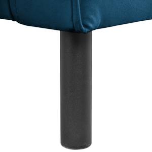 2-Sitzer Sofa FORT DODGE Samt Ravi: Marineblau - Mit Schlaffunktion