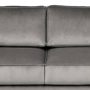 2-Sitzer Sofa FORT DODGE Samt Ravi: Taupe - Mit Schlaffunktion