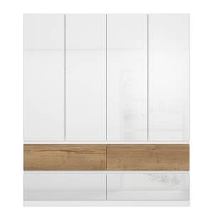 Armoire Winnipeg Blanc brillant - Largeur : 181 cm - Sans éclairage