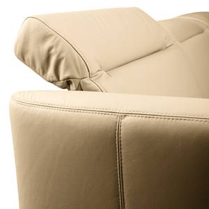 Ecksofa Pechous Echtleder Maer: Beige - Longchair davorstehend rechts