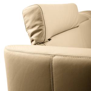 Ecksofa Pechous Echtleder Maer: Beige - Longchair davorstehend rechts