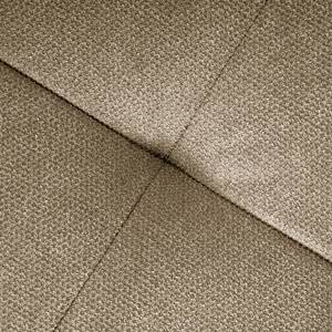 Divano angolare Pable Tessuto strutturato Rima: beige - Longchair preimpostata a destra