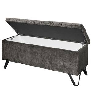 Bout de lit Neuela Tissu chenille Aponi: Graphite