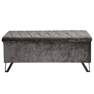 Bout de lit Neuela Tissu chenille Aponi: Graphite