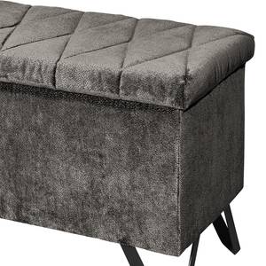 Bout de lit Neuela Tissu chenille Aponi: Graphite