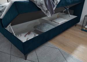 Lit boxspring Soella Microfibre Salvo: Bleu nuit - 180 x 200cm