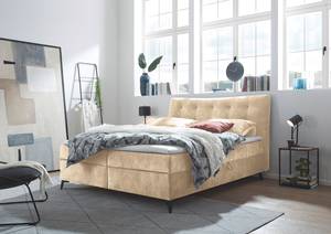 Boxspring Soella Microvezel Salvo: Crèmekleurig - 160 x 200cm