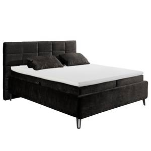 Boxspring Carnera Microvezel Valeria: Antracietkleurig