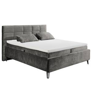 Lit boxspring Carnera Microfibre Valeria: Gris