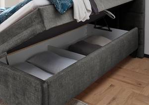 Lit boxspring Carnera Microfibre Valeria: Gris