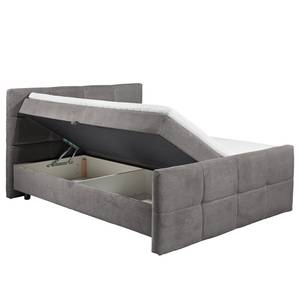 Boxbett Cucche Cordstoff Zuri: Grau - 160 x 200cm