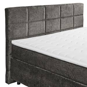 Boxspringbett Fasella Chenille Aponi: Graphit - 160 x 200cm