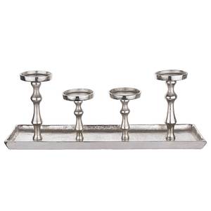 Deko Tablett BANQUET Typ C Aluminium - Silber