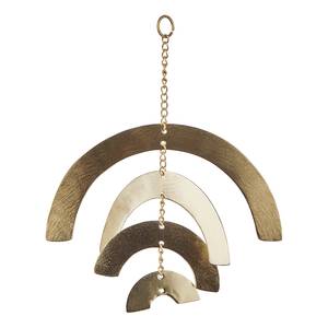 Ornament Bogen PEACEFUL HOME Eisen - Gold