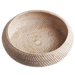 Korb RONDA Rattan - Braun - Durchmesser: 36 cm