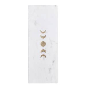 Tablett MARBLE Marmor / Messing - Gold / Weiß