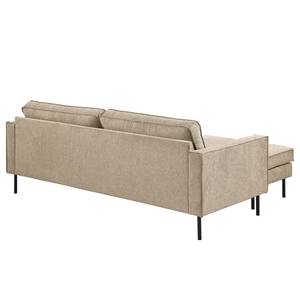 Ecksofa Zielke Webstoff Roge: Cappuccino