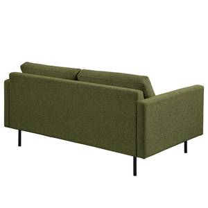 2-Sitzer Sofa LANDOS Strukturstoff Foxy: Dunkelgrün