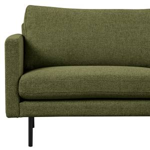 3-Sitzer Sofa LANDOS Strukturstoff Foxy: Dunkelgrün