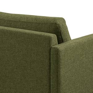 3-Sitzer Sofa LANDOS Strukturstoff Foxy: Dunkelgrün