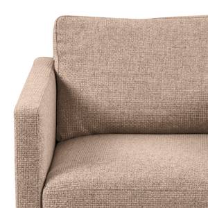 Fauteuil LANDOS Tissu structuré Foxy: Marron clair