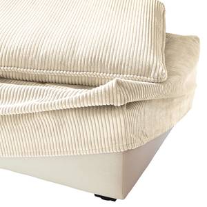 Wechselbezug BUCKSTON Polsterhocker Cordstoff Zuri: Creme