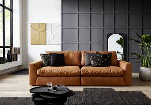 3-Sitzer Sofa Pratum Mischgewebe Keana: Cognac