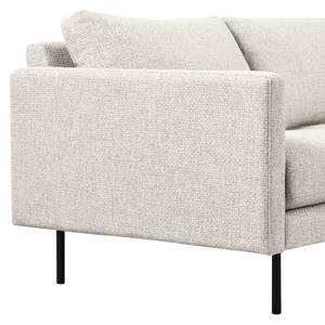 2-Sitzer Sofa LANDOS Strukturstoff Foxy: Hellgrau