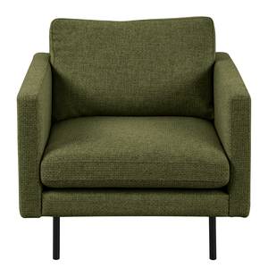 Fauteuil LANDOS Tissu structuré Foxy: Vert foncé